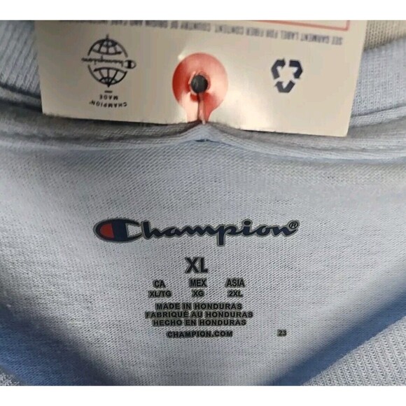 Champion XL T-Shirt Classic Graphic Blue Trance, Sports Culture, NWT - Picture 6 of 7